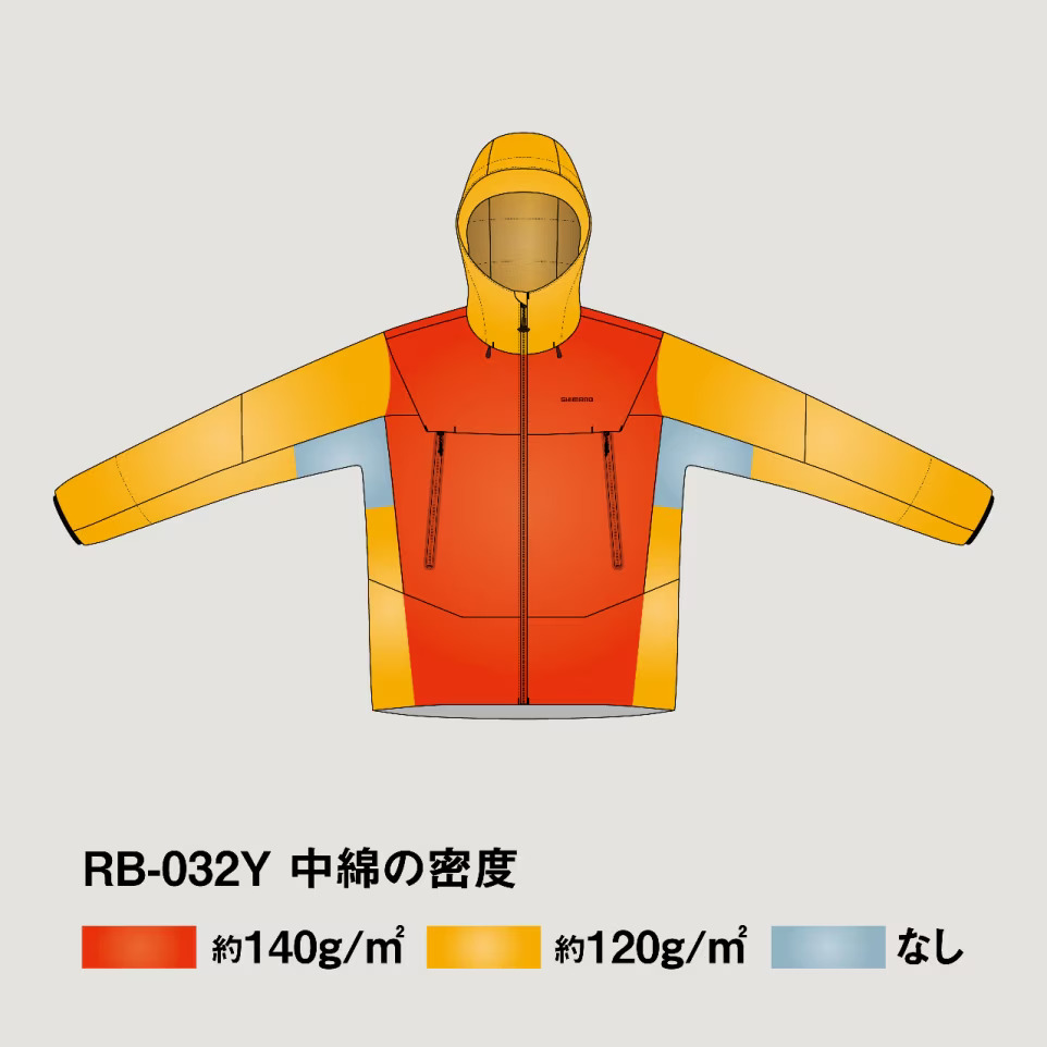26 RB-032Y GORE-TEX防水保暖釣魚外套 05