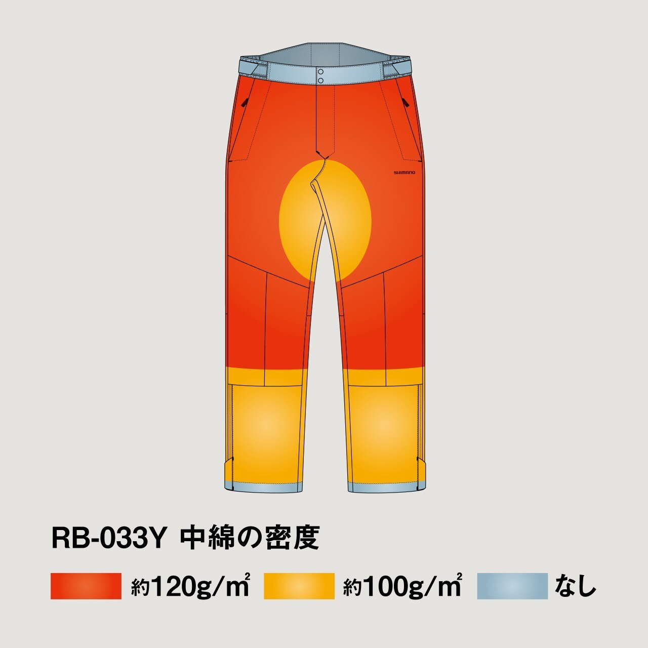 148155-2 25 RB-033Y GORE-TEX防水保暖釣魚褲 05